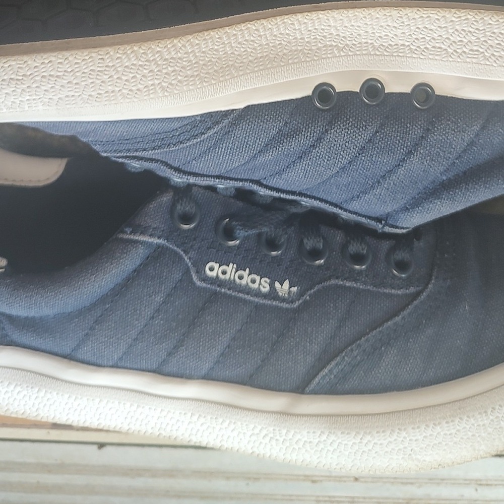 Adidas Originals 3MC Navy Blue Canvas Low Top Skate Shoes B22707 Mens Sneaker - Picture 4 of 5